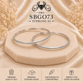 SBGO73 Sterling Silver Bangles portrait