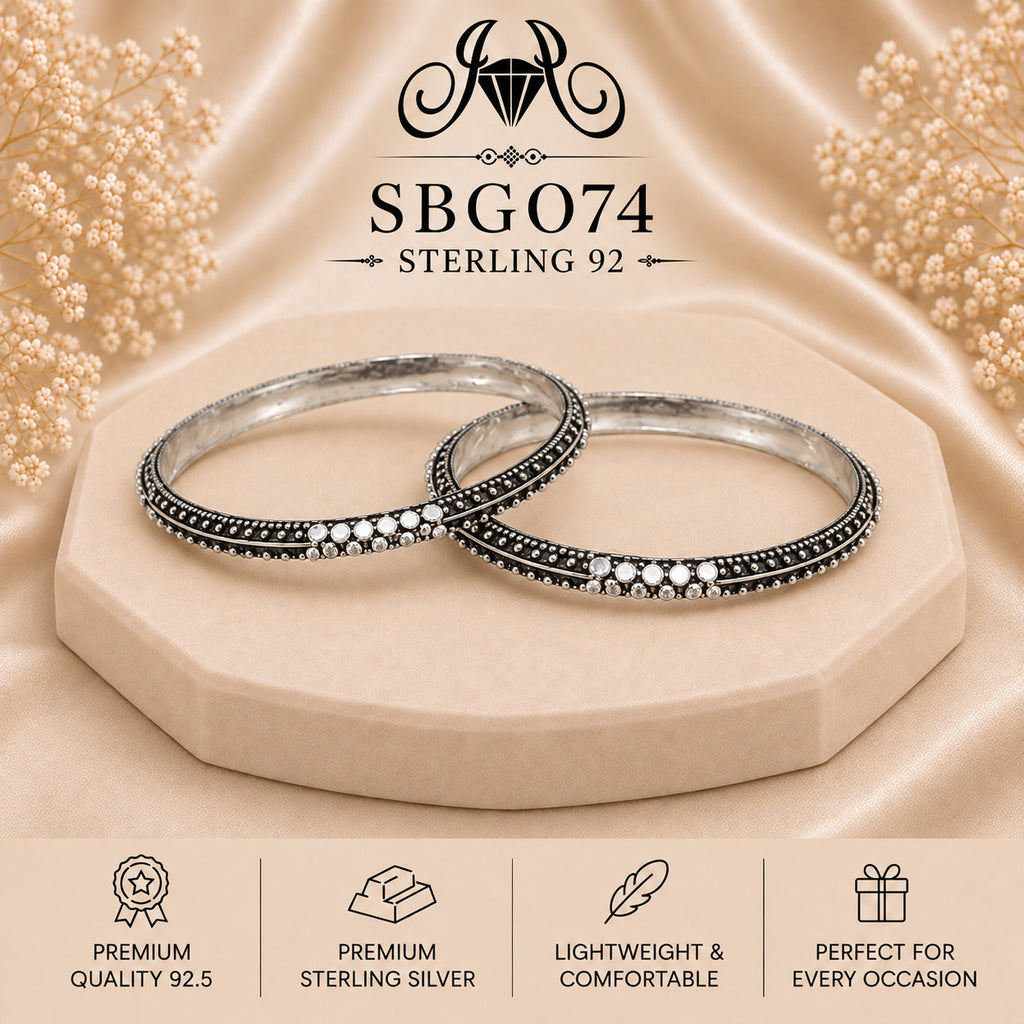 SBGO74 Sterling Silver Bangles portrait