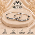 SBGO78 Sterling Silver Bangles portrait