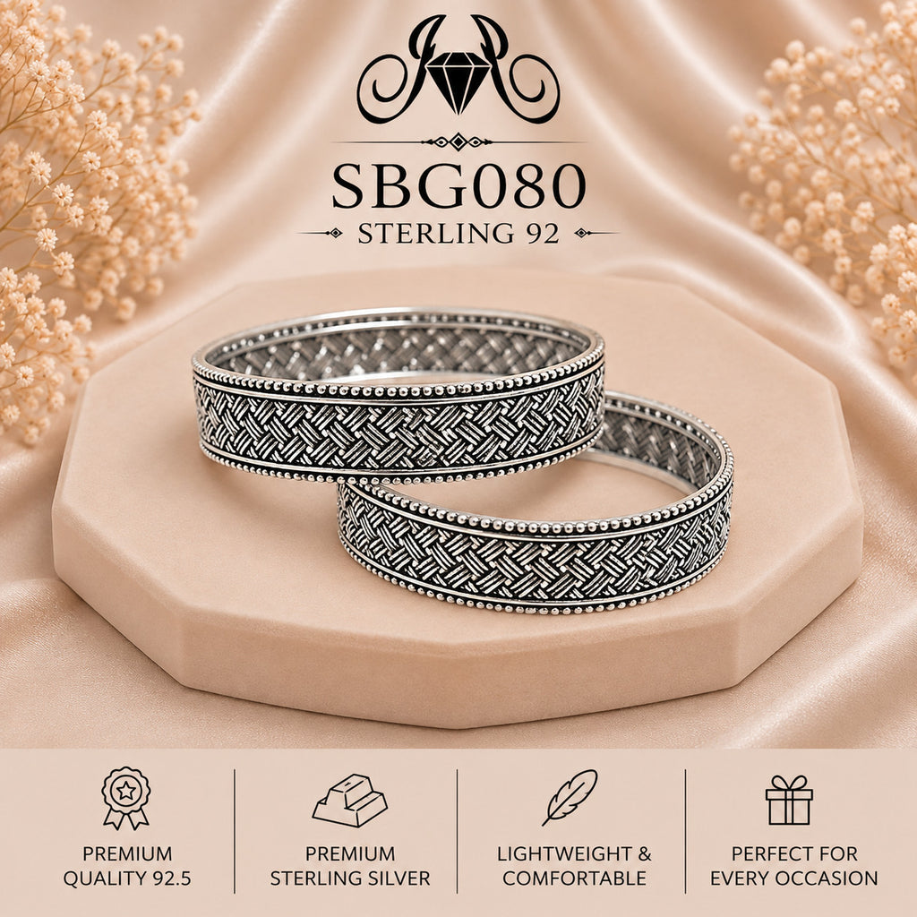 SBGO80 Sterling Silver Bangles portrait