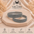 SBGO80 Sterling Silver Bangles portrait