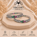 SBGO87 Sterling Silver Bangles portrait