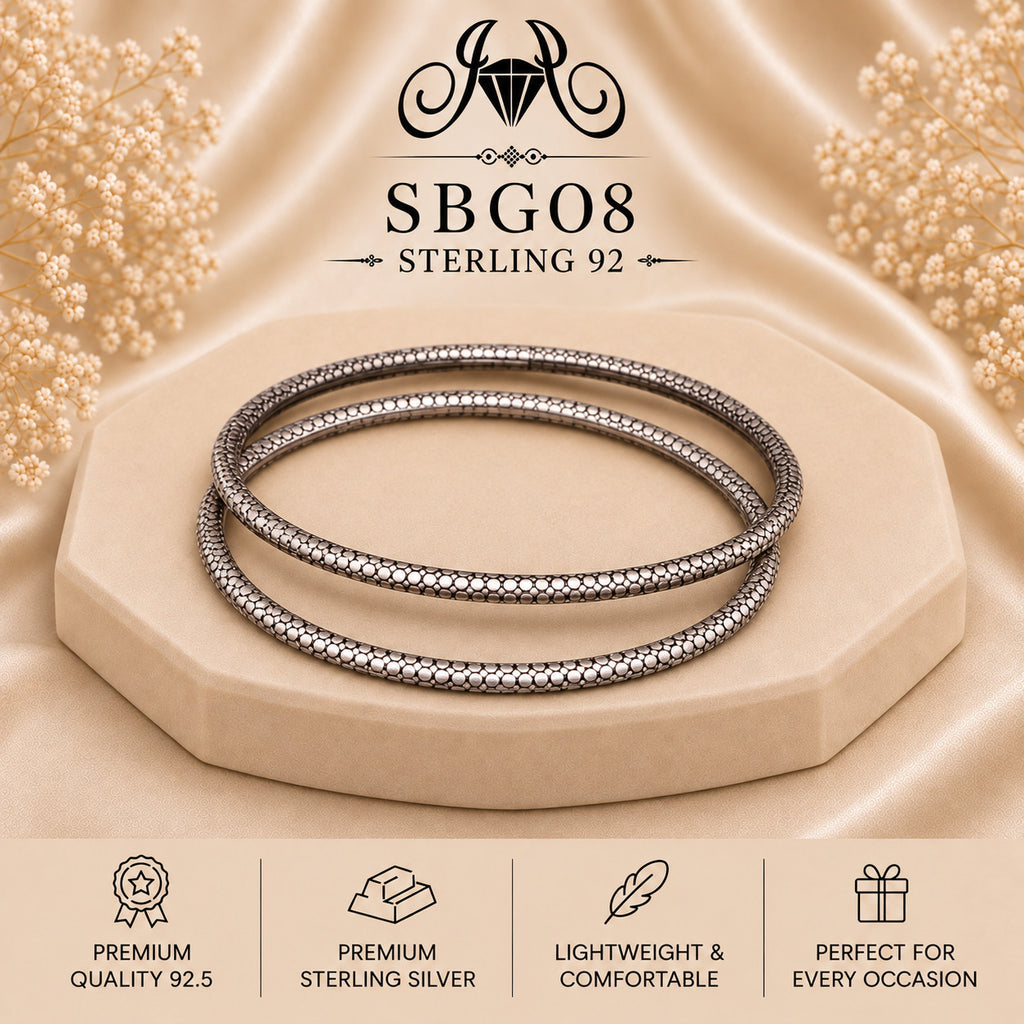 SBGO8 Sterling Silver Bangles portrait