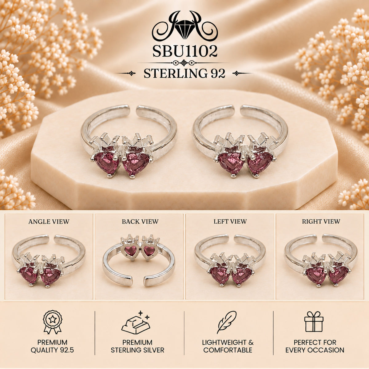 SBUI102 toe ring collage
