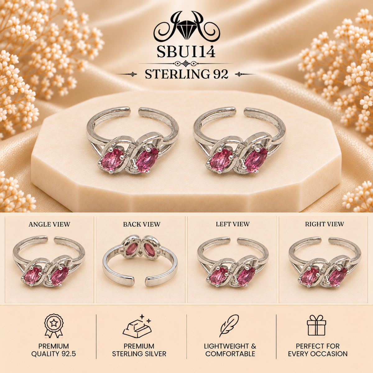 SBUI14 toe ring collage