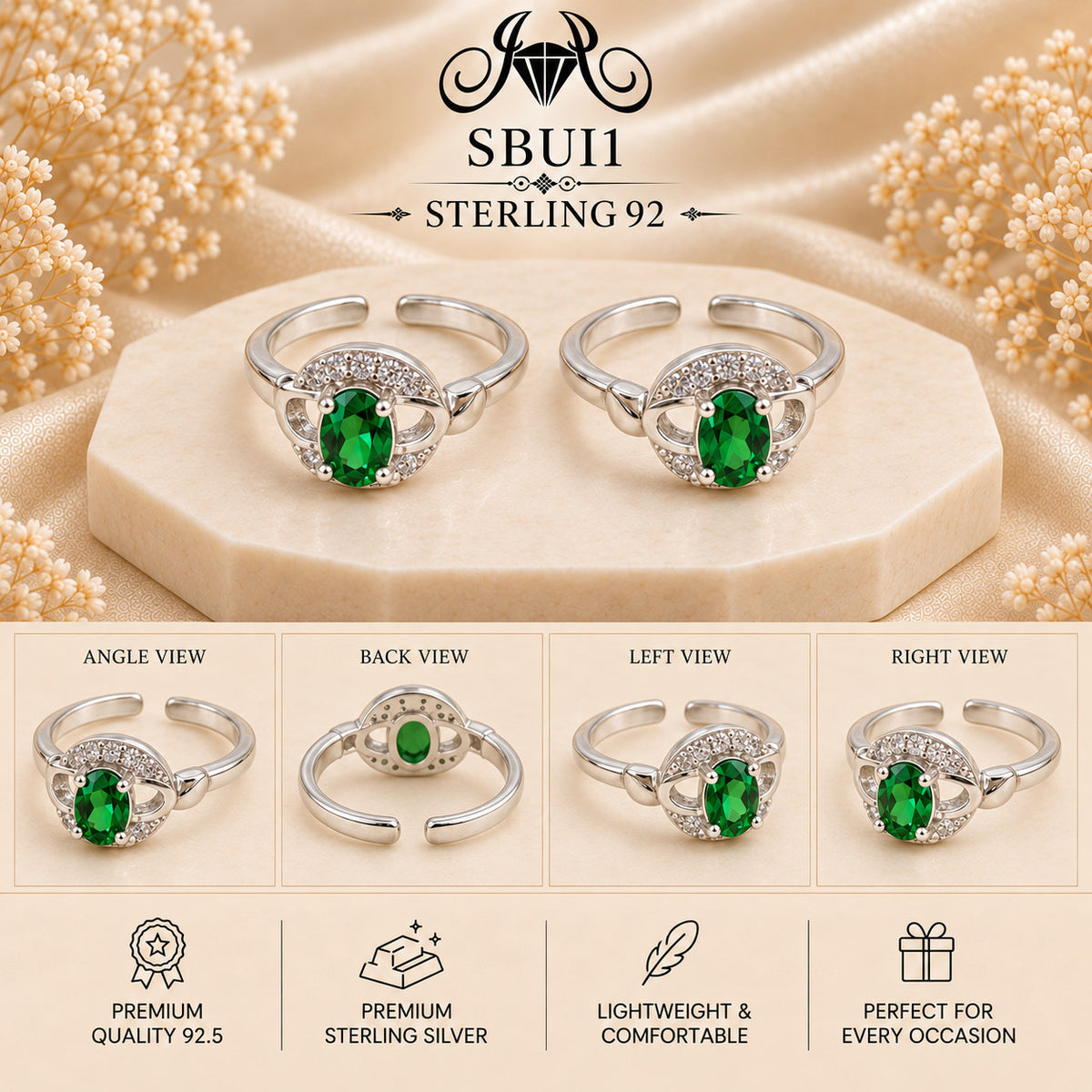 SBUI1 toe ring collage