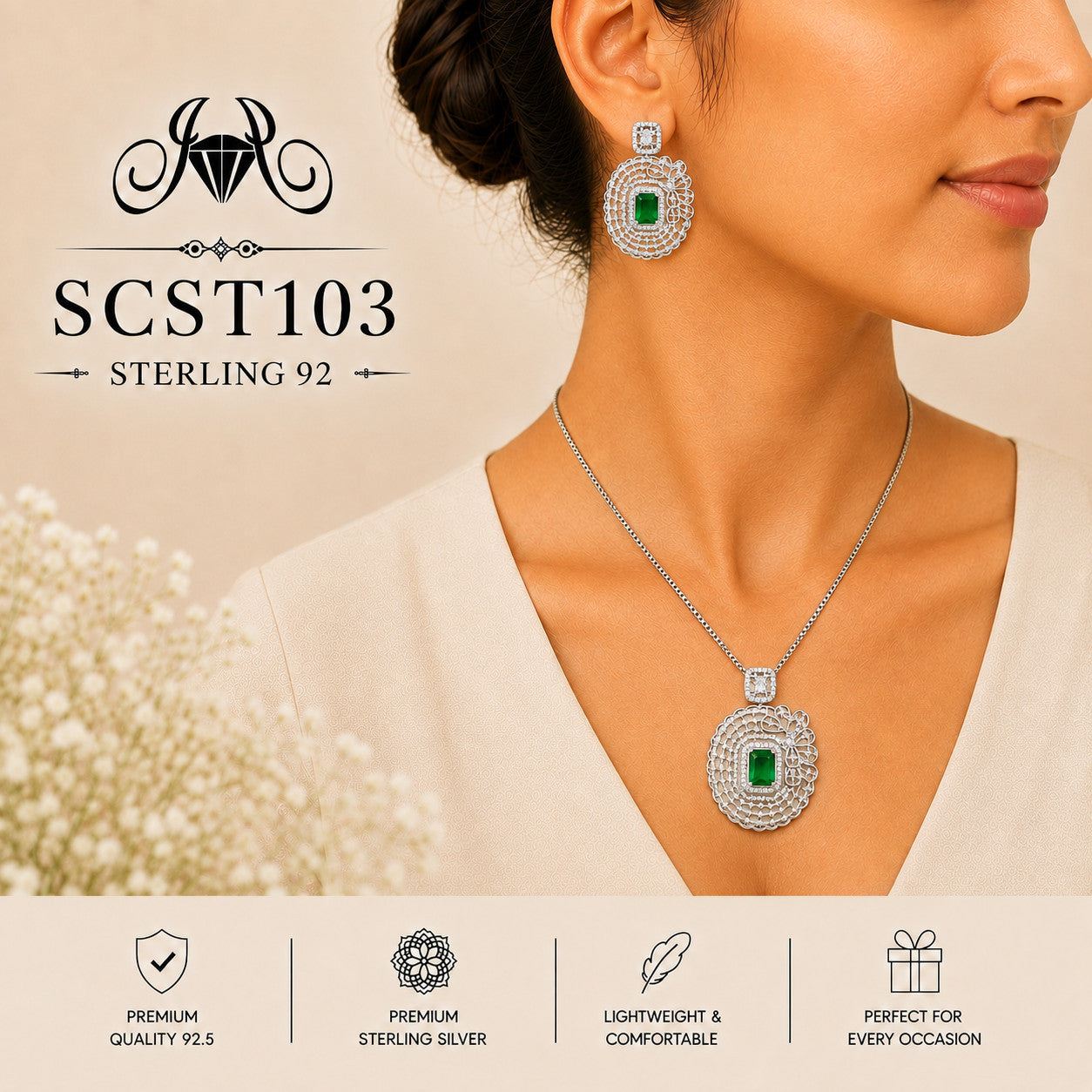 SCST103 Chain Set - Wearing View