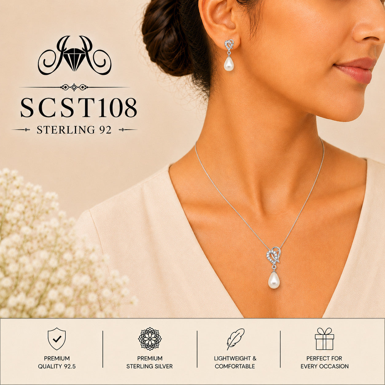 SCST108 Chain Set - Wearing View