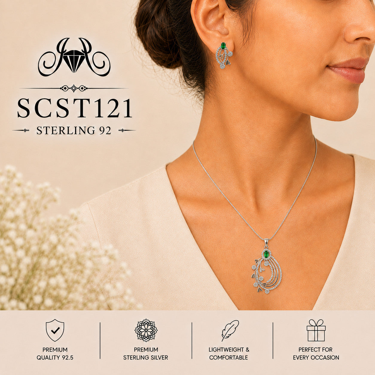 SCST121 Chain Set - Wearing View