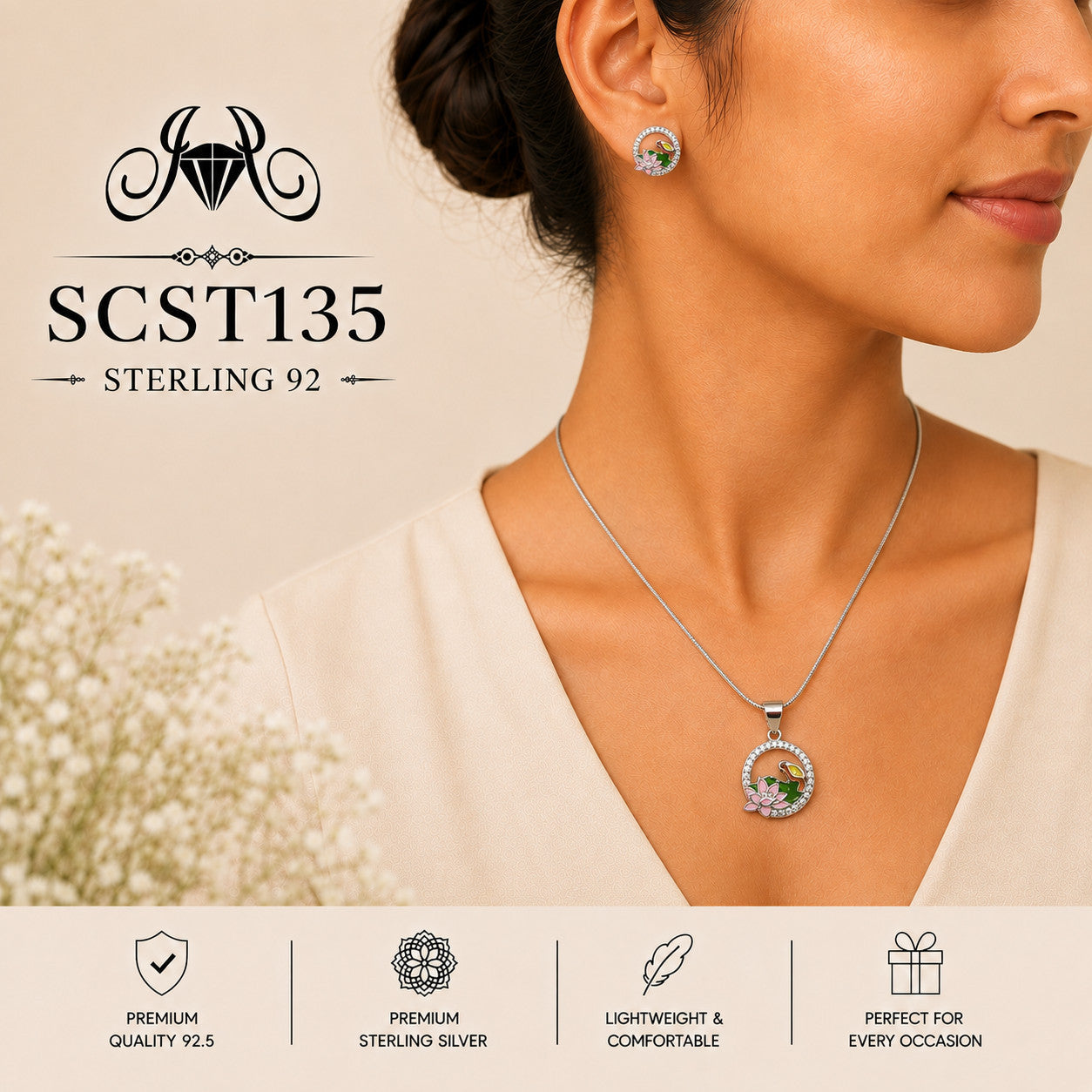SCST135 Chain Set - Wearing View