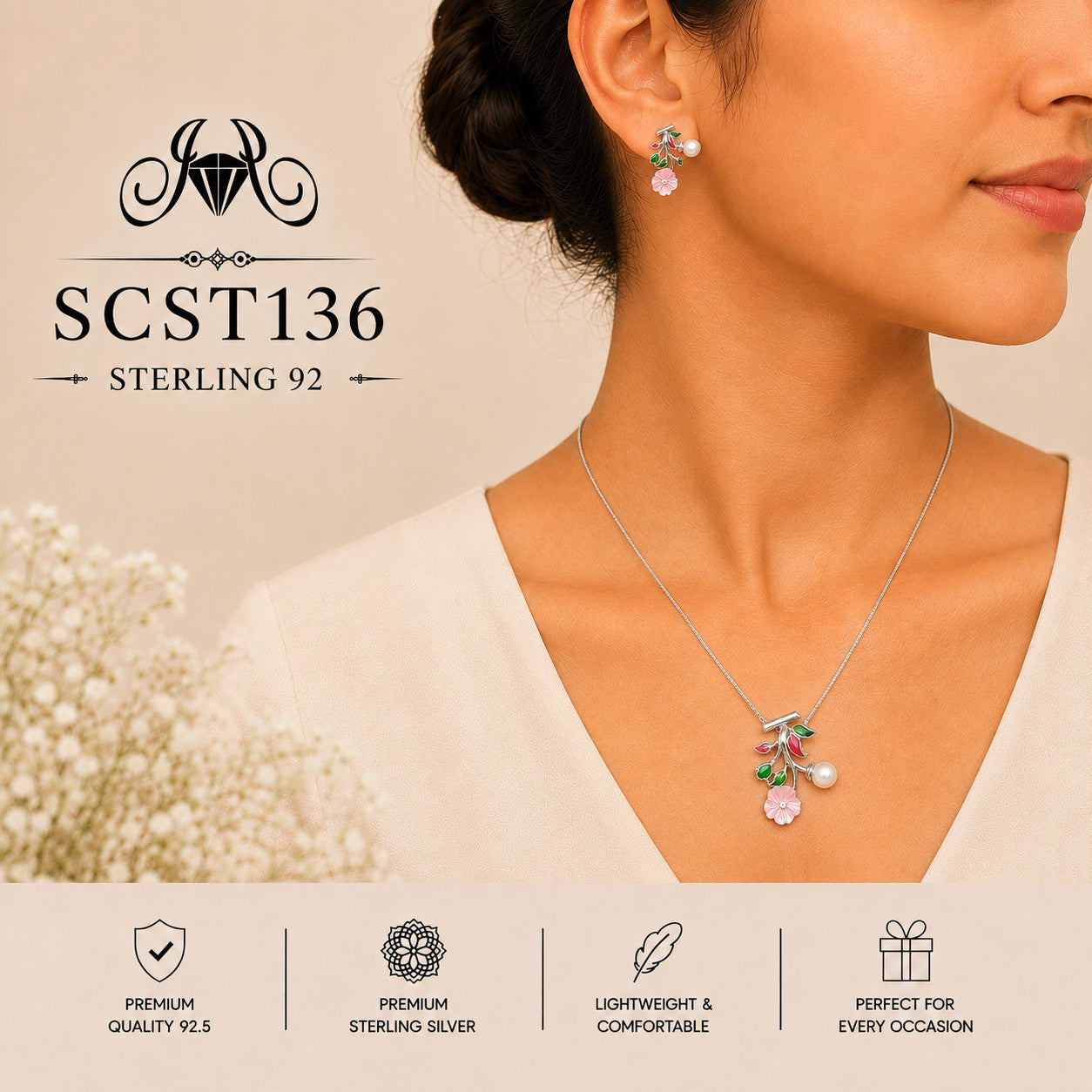 SCST136 Chain Set - Wearing View