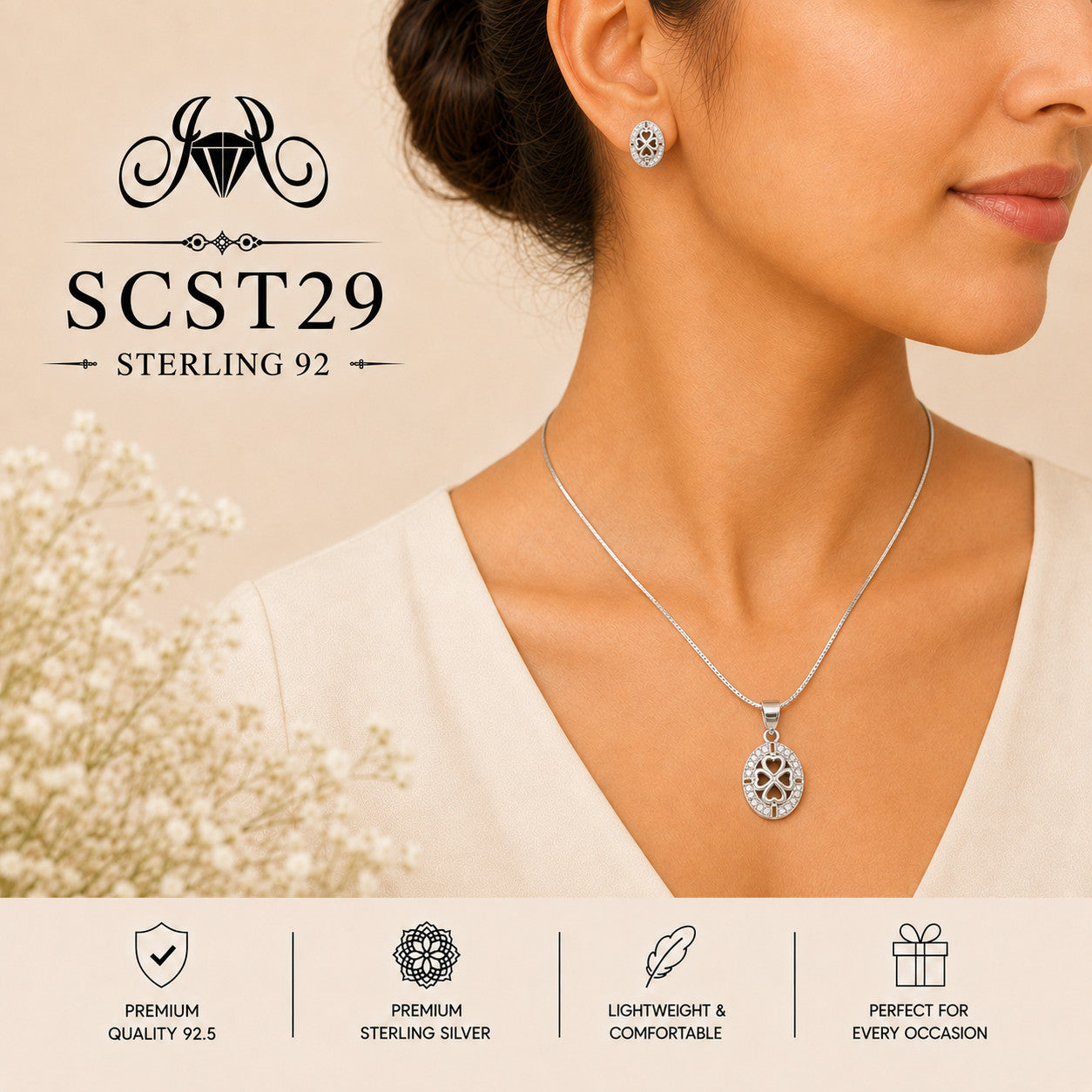 SCST29 Chain Set - Wearing View
