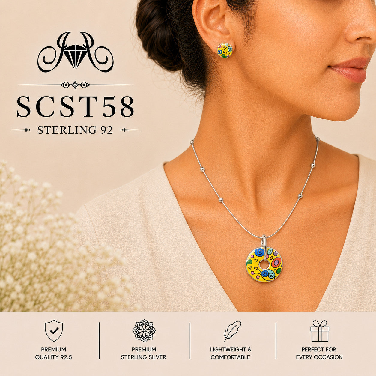 SCST58 Chain Set - Wearing View