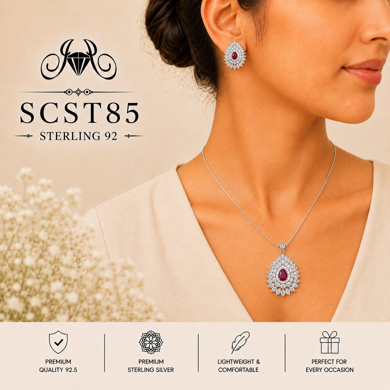 SCST85 Chain Set - Wearing View