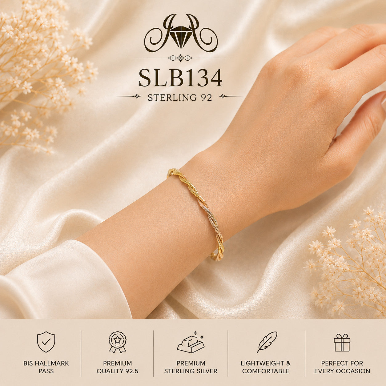 SLB134 bracelet wearing view