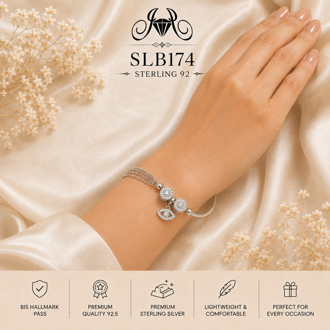 SLB174 bracelet wearing view
