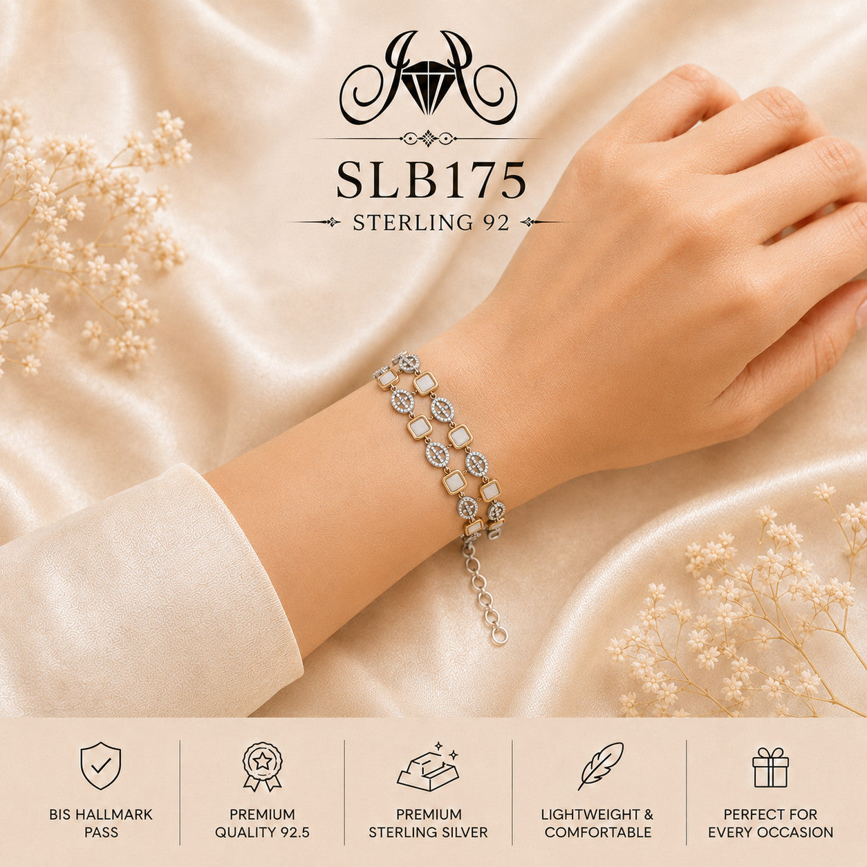 SLB175 bracelet wearing view