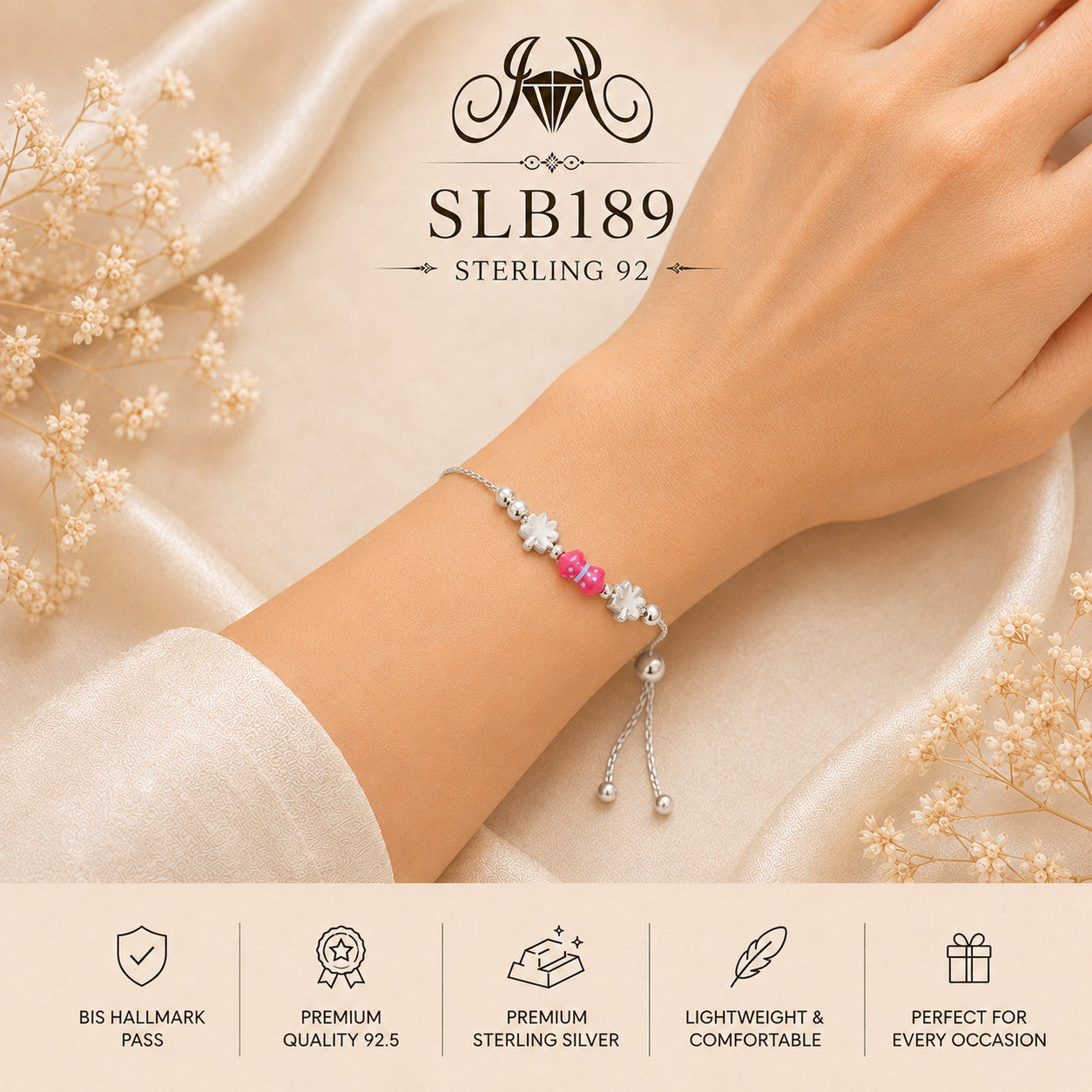 SLB189 bracelet wearing view