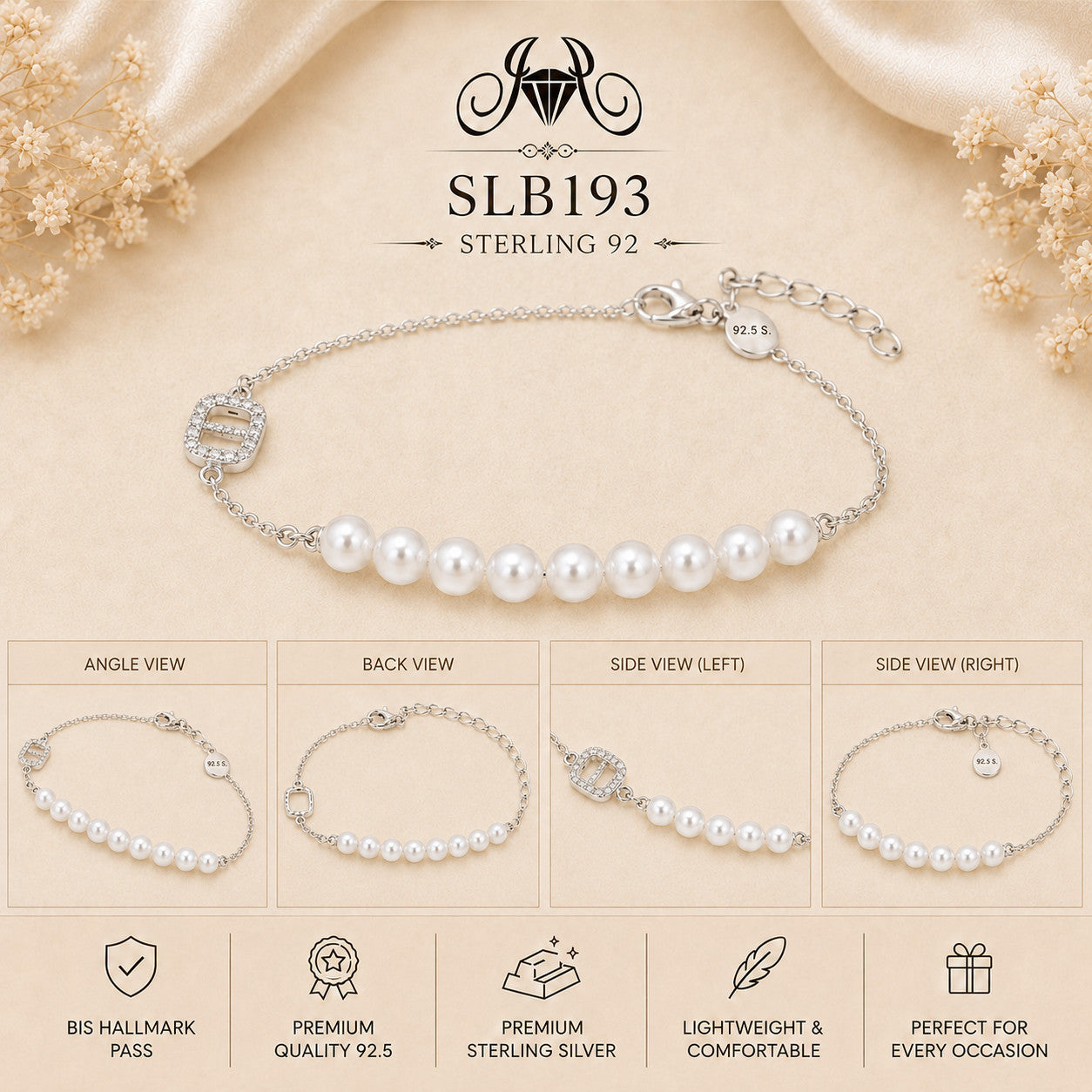 SLB193 bracelet Collage view