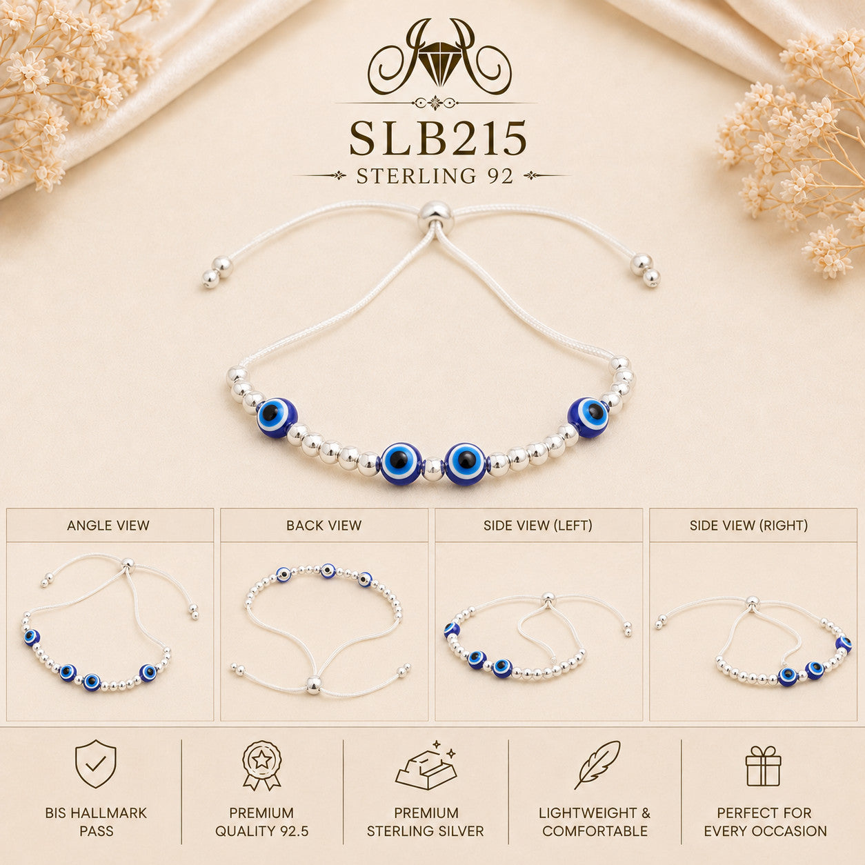 SLB215 bracelet Collage view