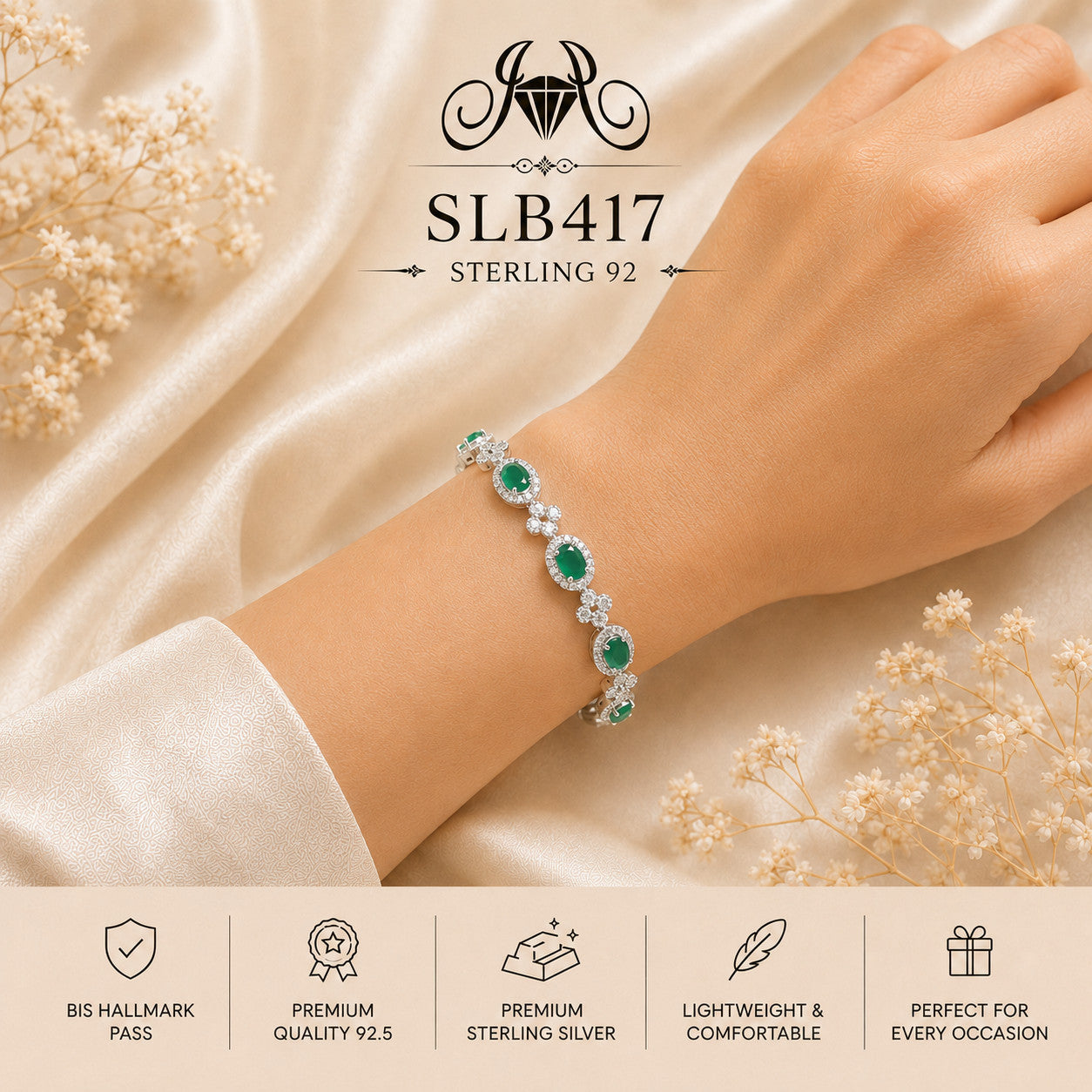 SLB417 bracelet wearing view