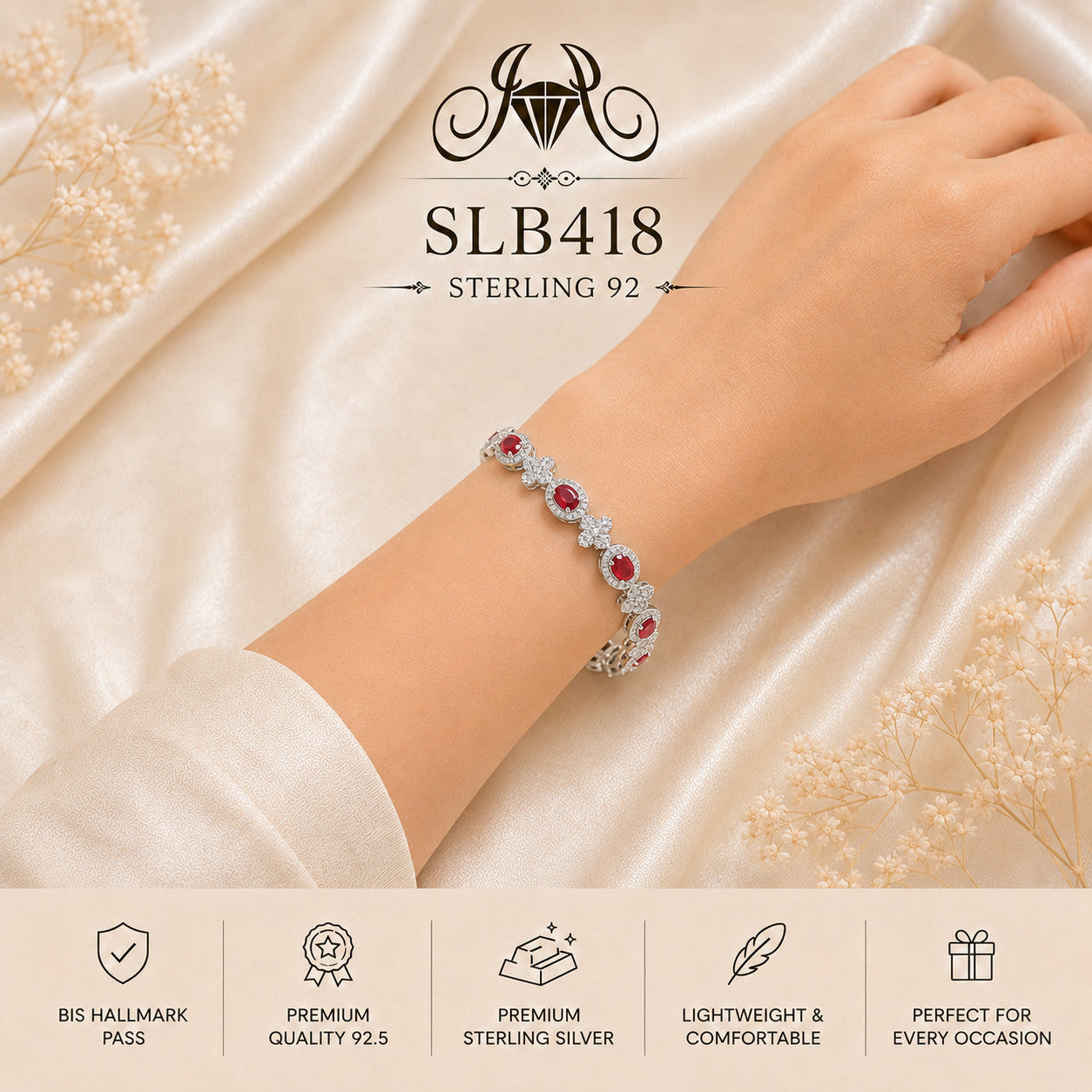 SLB418 bracelet wearing view