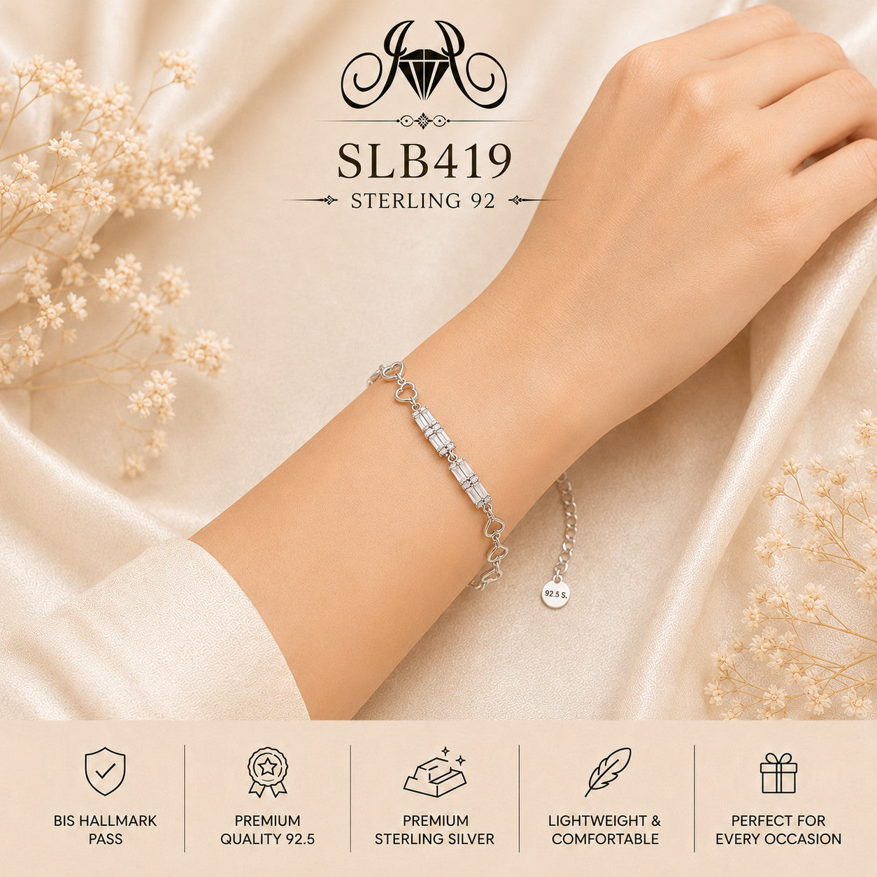 SLB419 bracelet wearing view