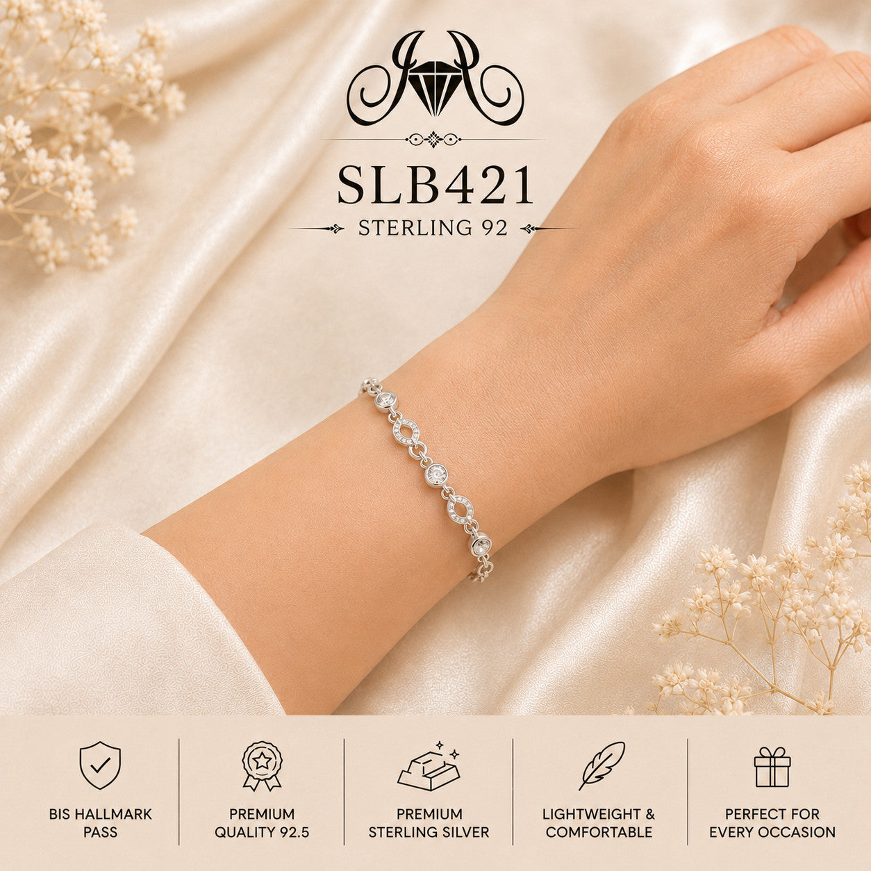 SLB421 bracelet wearing view