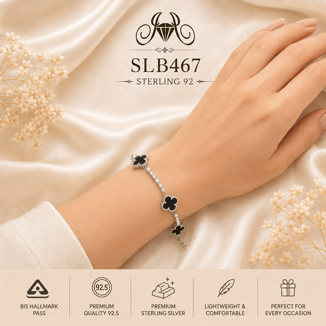 SLB467 bracelet wearing view