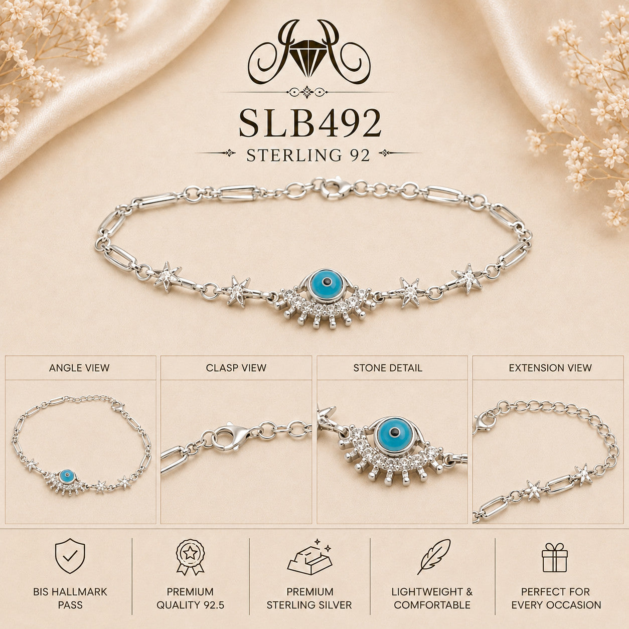 SLB492 bracelet Collage view