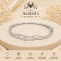 SLB503 sterling silver kada portrait