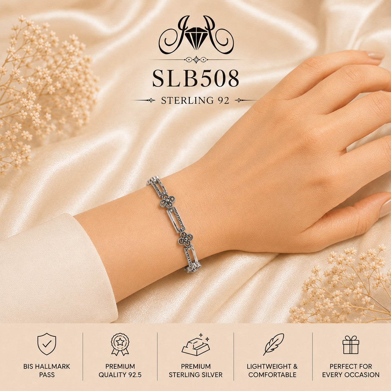 SLB508 bracelet wearing view