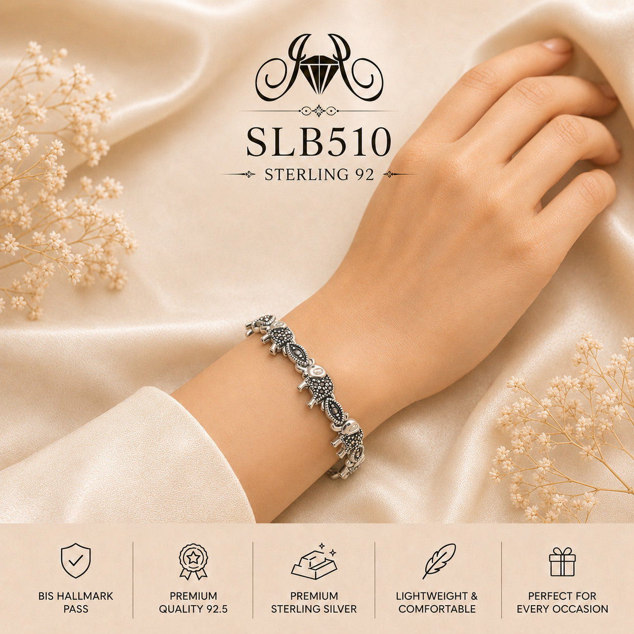 SLB510 bracelet wearing view