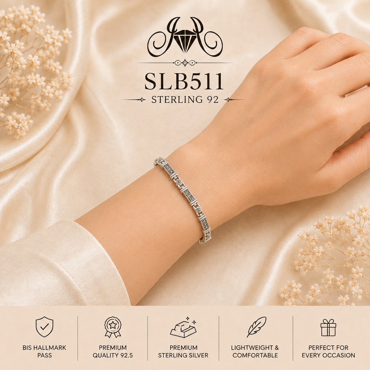 SLB511 bracelet wearing view