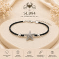 SLB84 92.5 sterling silver ladies chain bracelet portrait