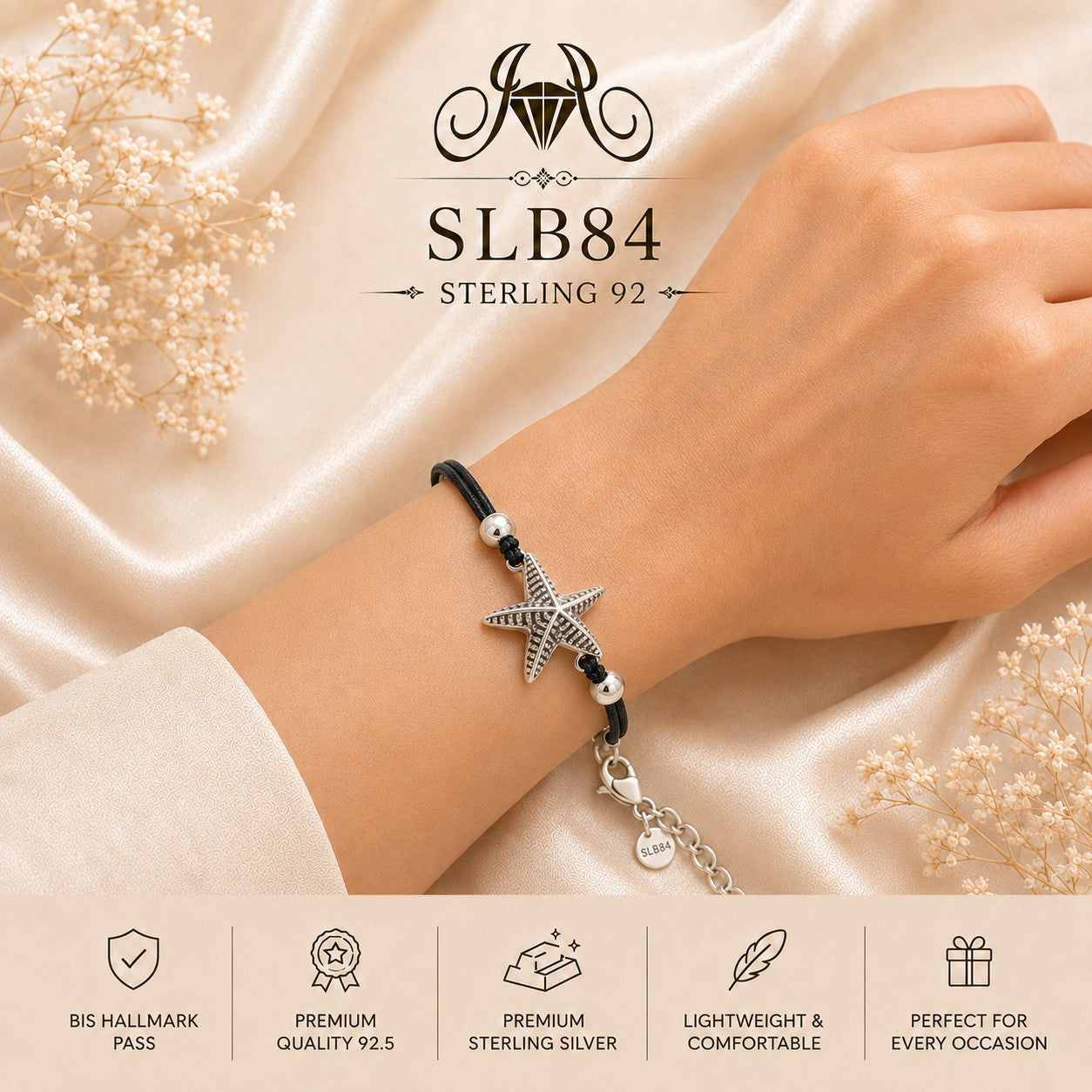 SLB84 bracelet wearing view
