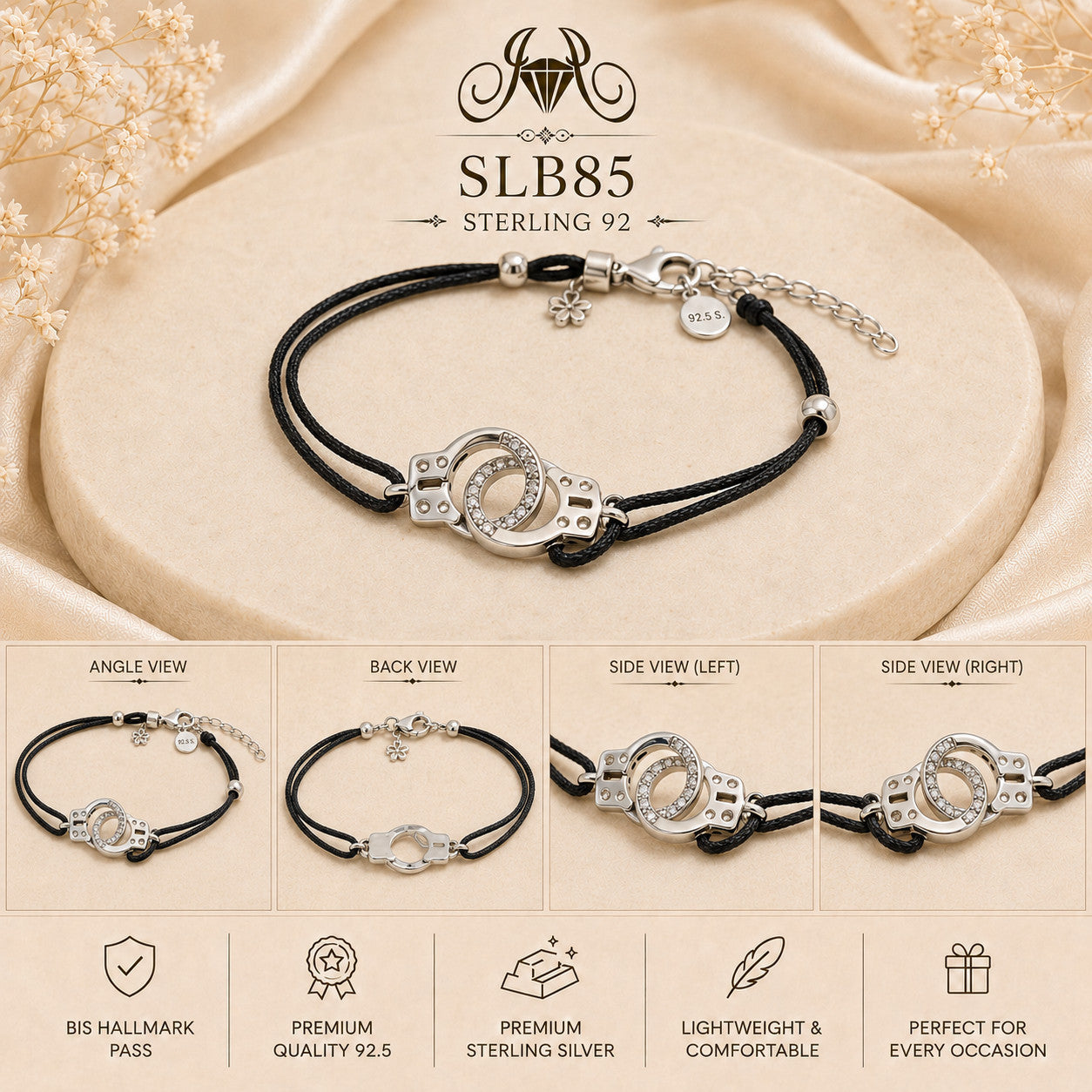 SLB85 bracelet Collage view