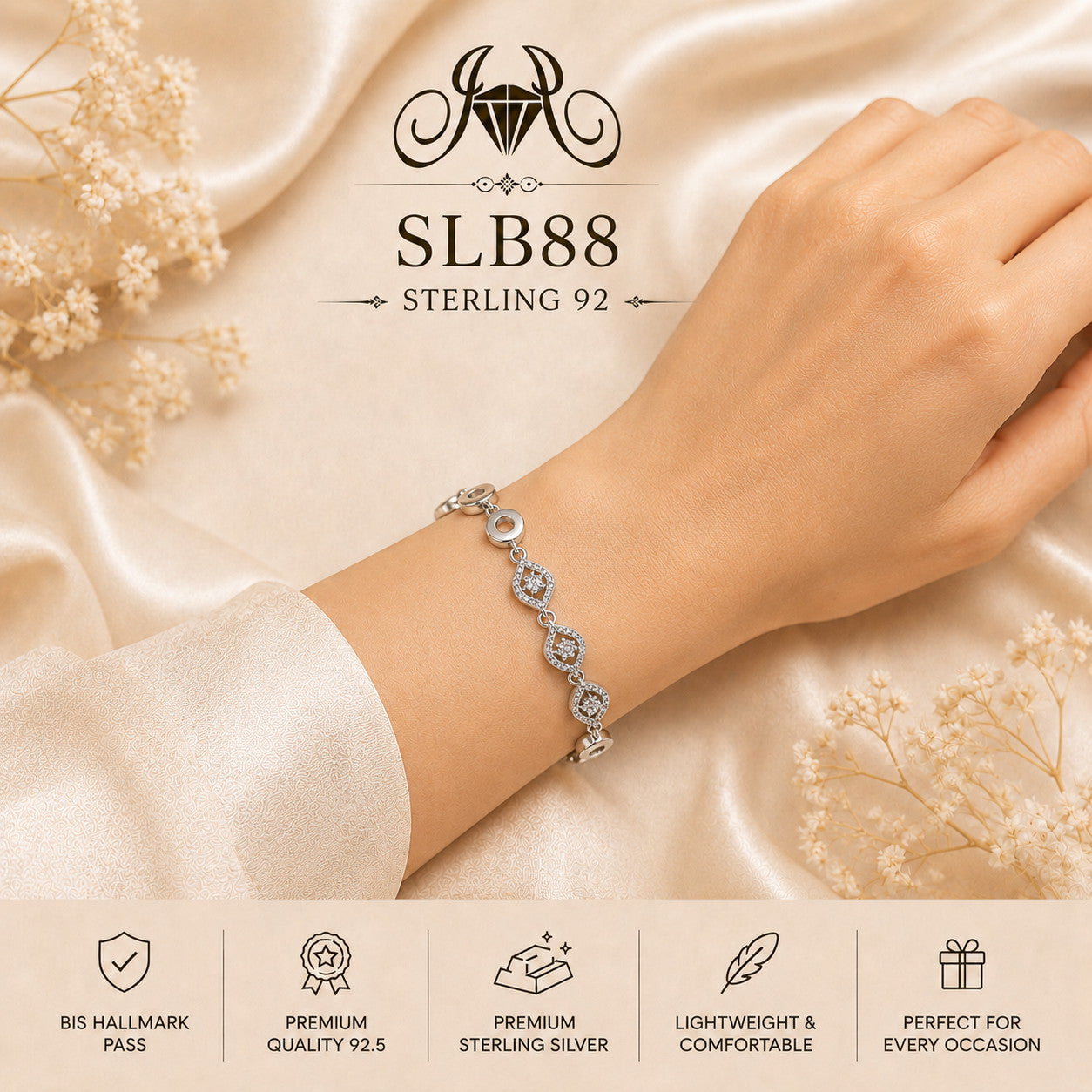 SLB88 bracelet wearing view