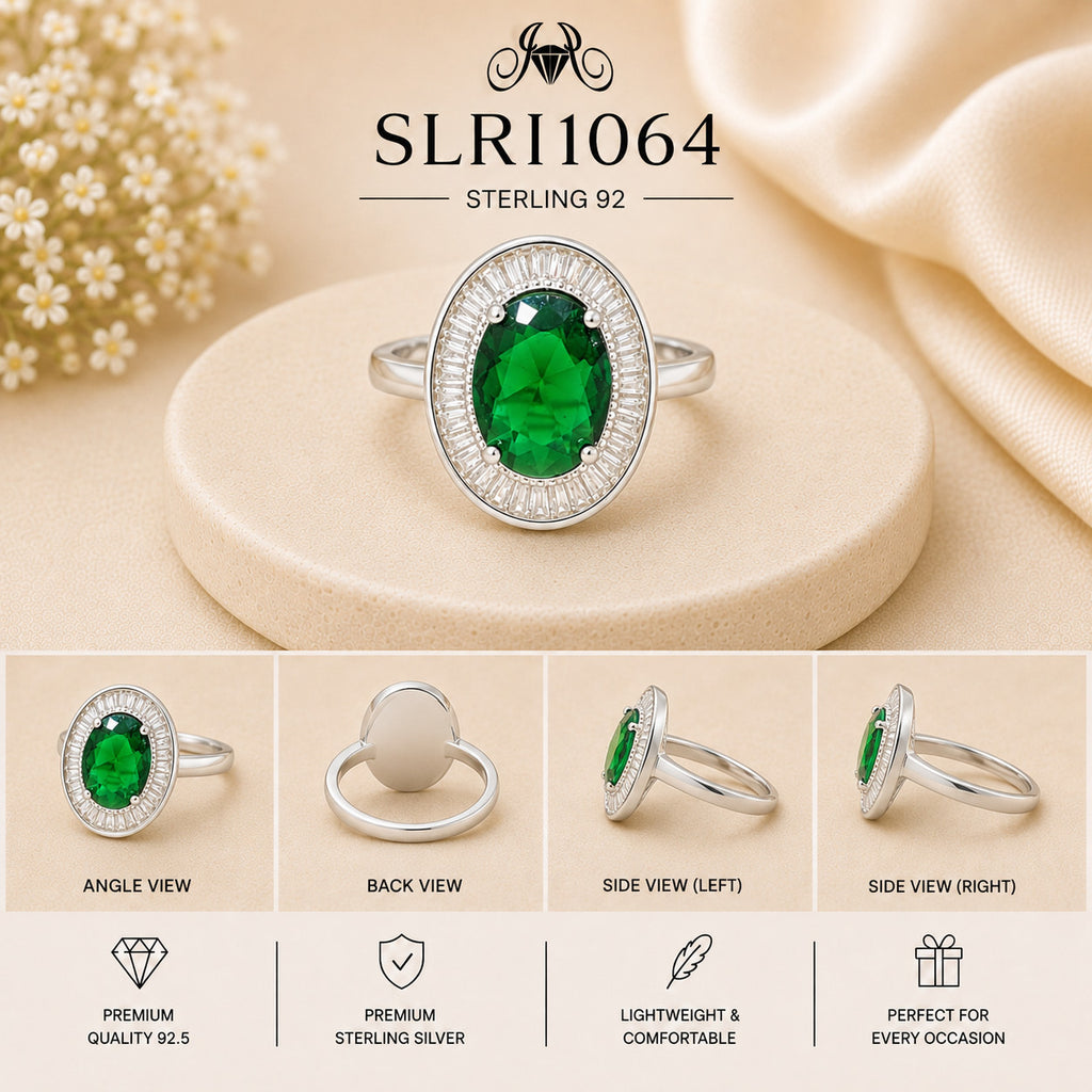SLRI1064 Sterling Silver Ring collage