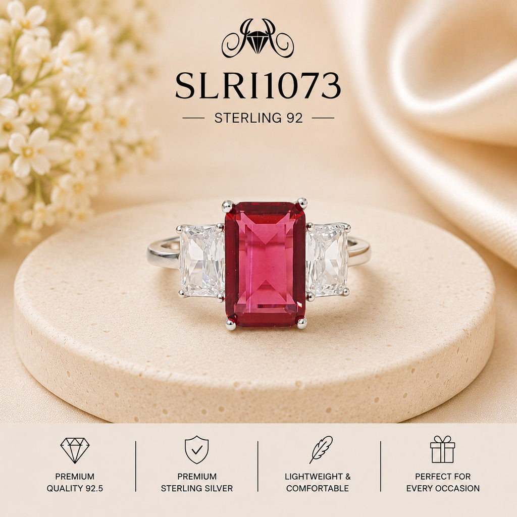 SLRI1073 Sterling Silver Ring portrait
