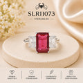 SLRI1073 Sterling Silver Ring portrait