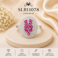 SLRI1078 Sterling Silver Ring portrait