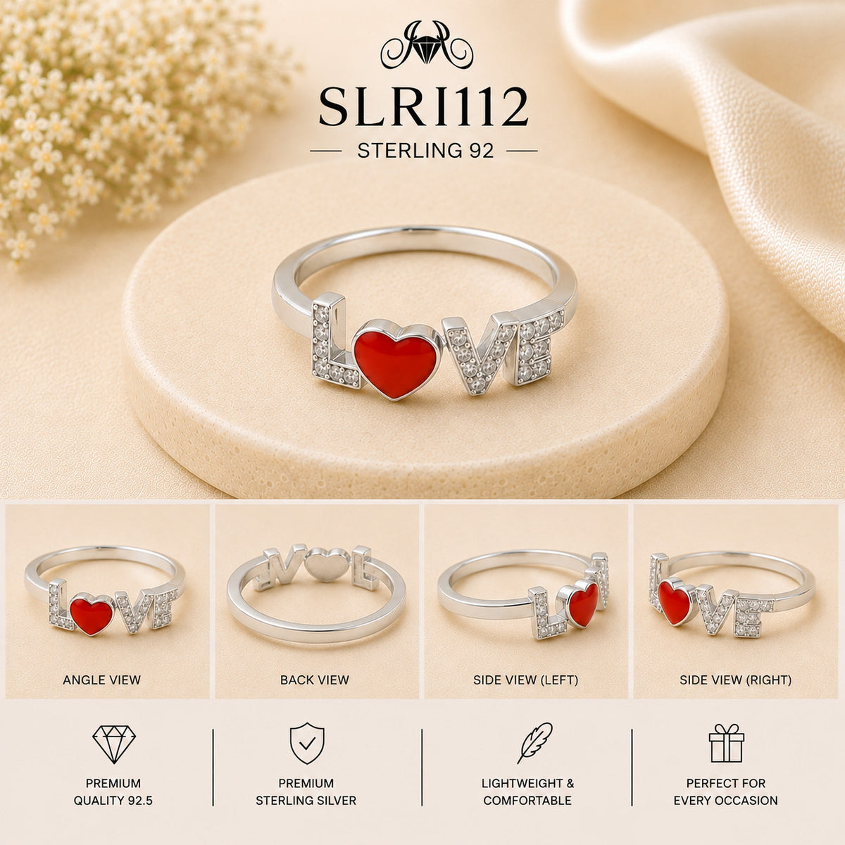 SLRI112 Sterling Silver Ring Details