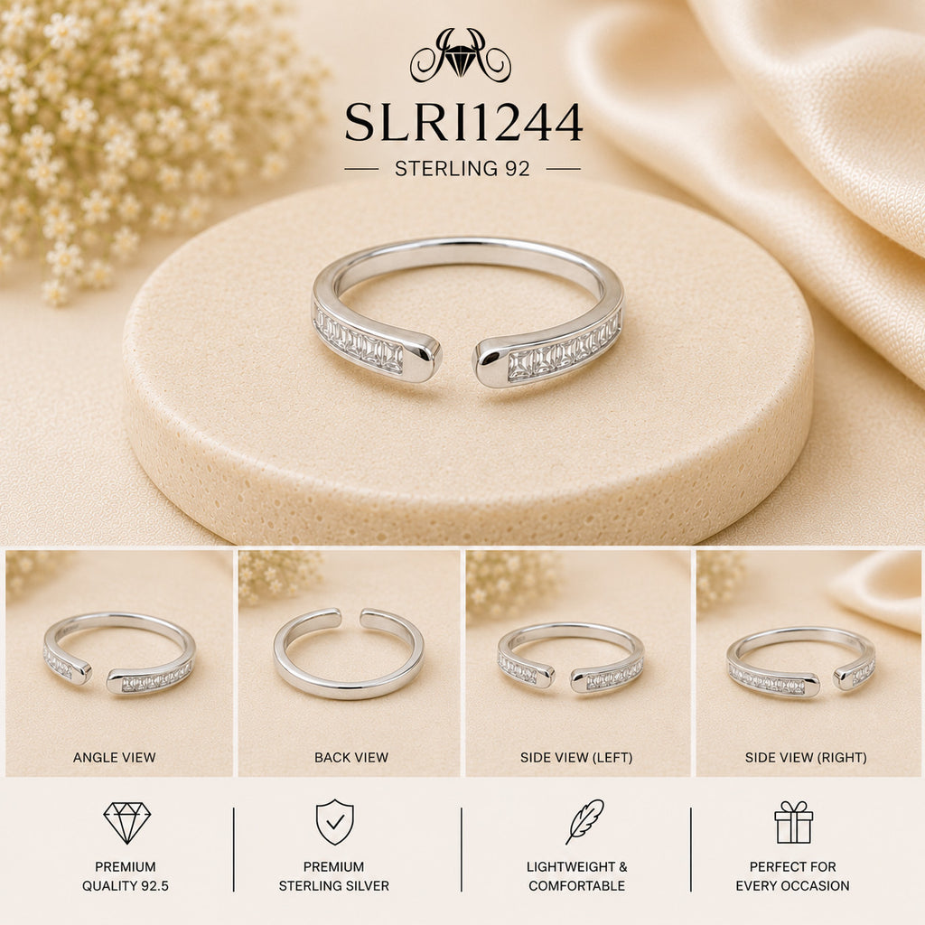 SLRI1244 Sterling Silver Ring collage