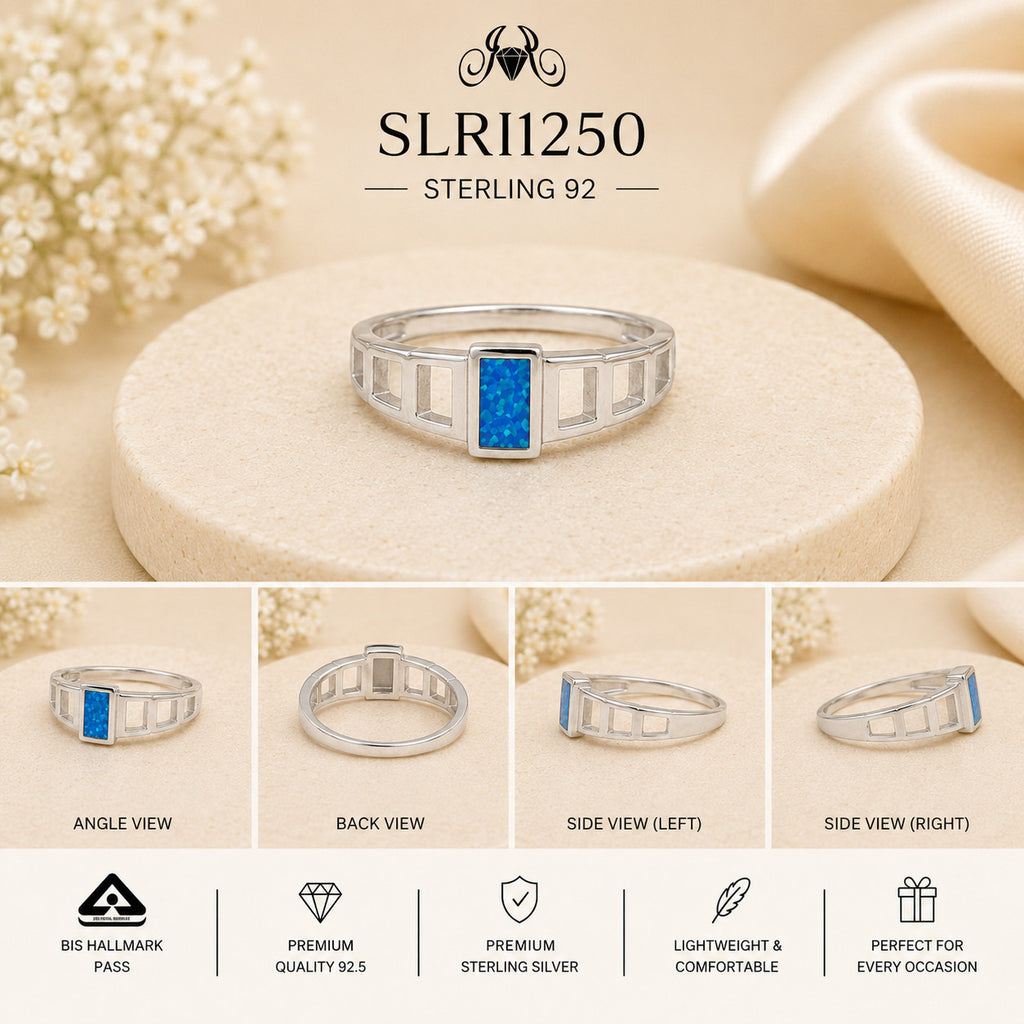 SLRI1250 Sterling Silver Ring collage
