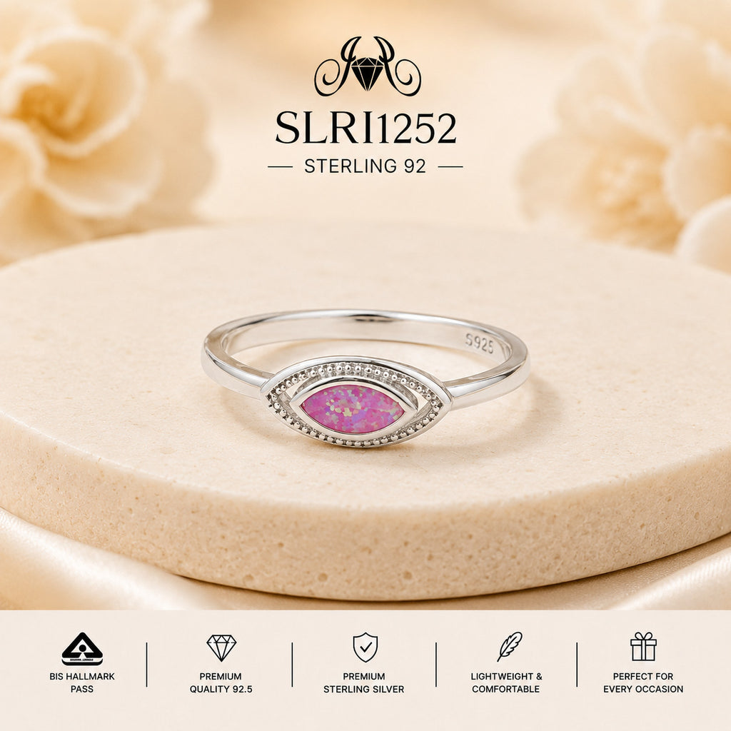 SLRI1252 Sterling Silver Ring portrait