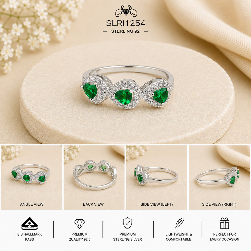 SLRI1254 Sterling Silver Ring collage