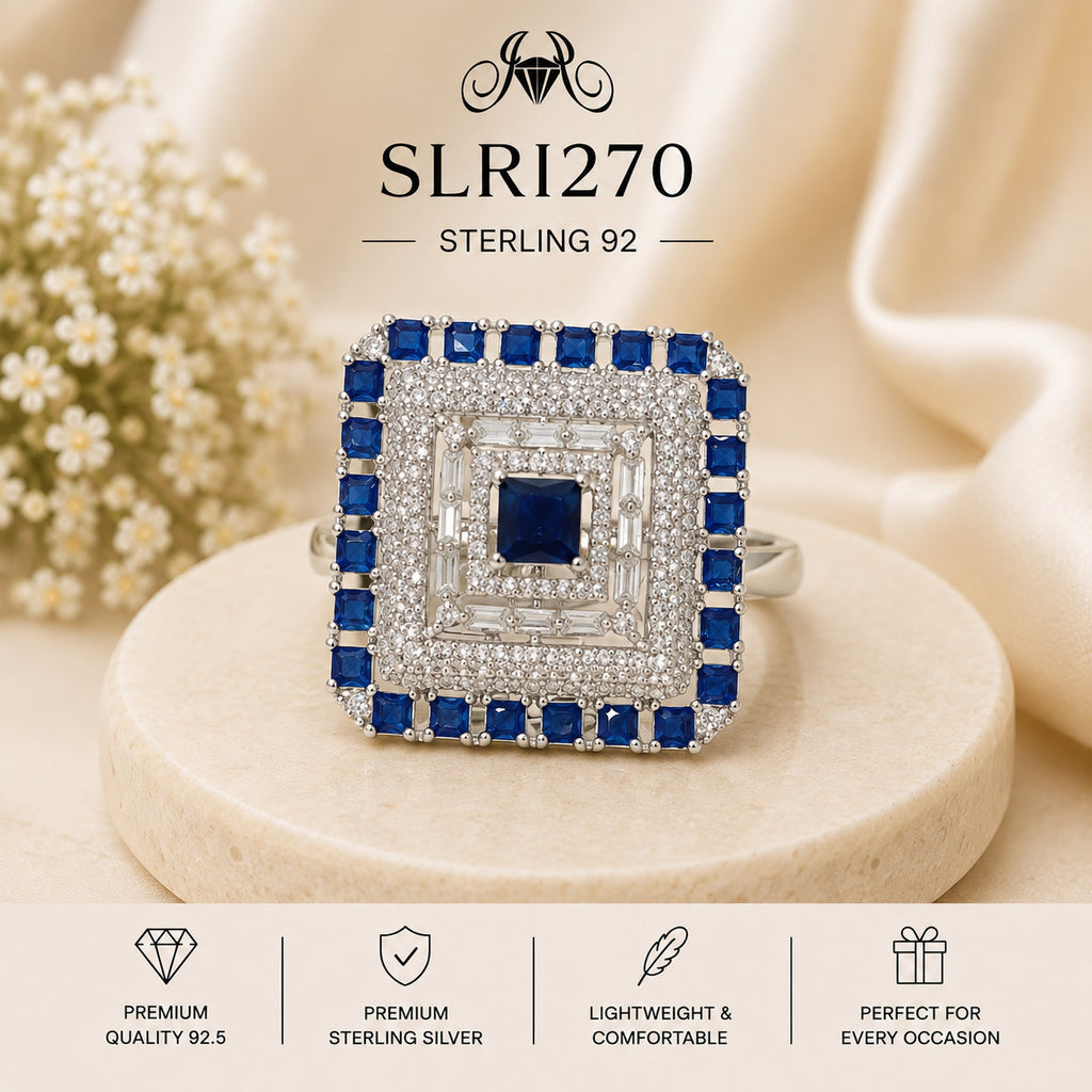 SLRI270 Sterling Silver Ring Portrait