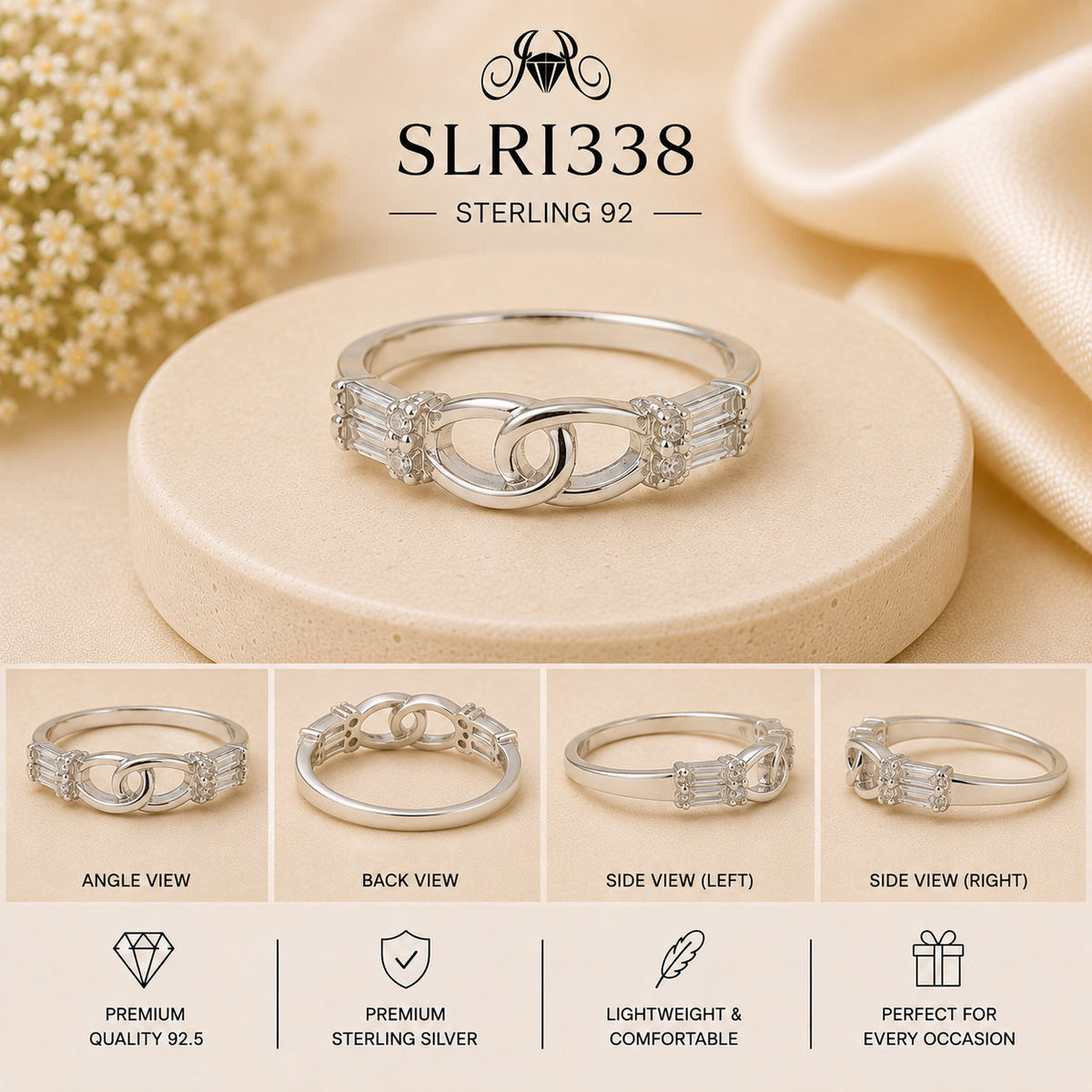SLRI338 Sterling Silver Ring Details