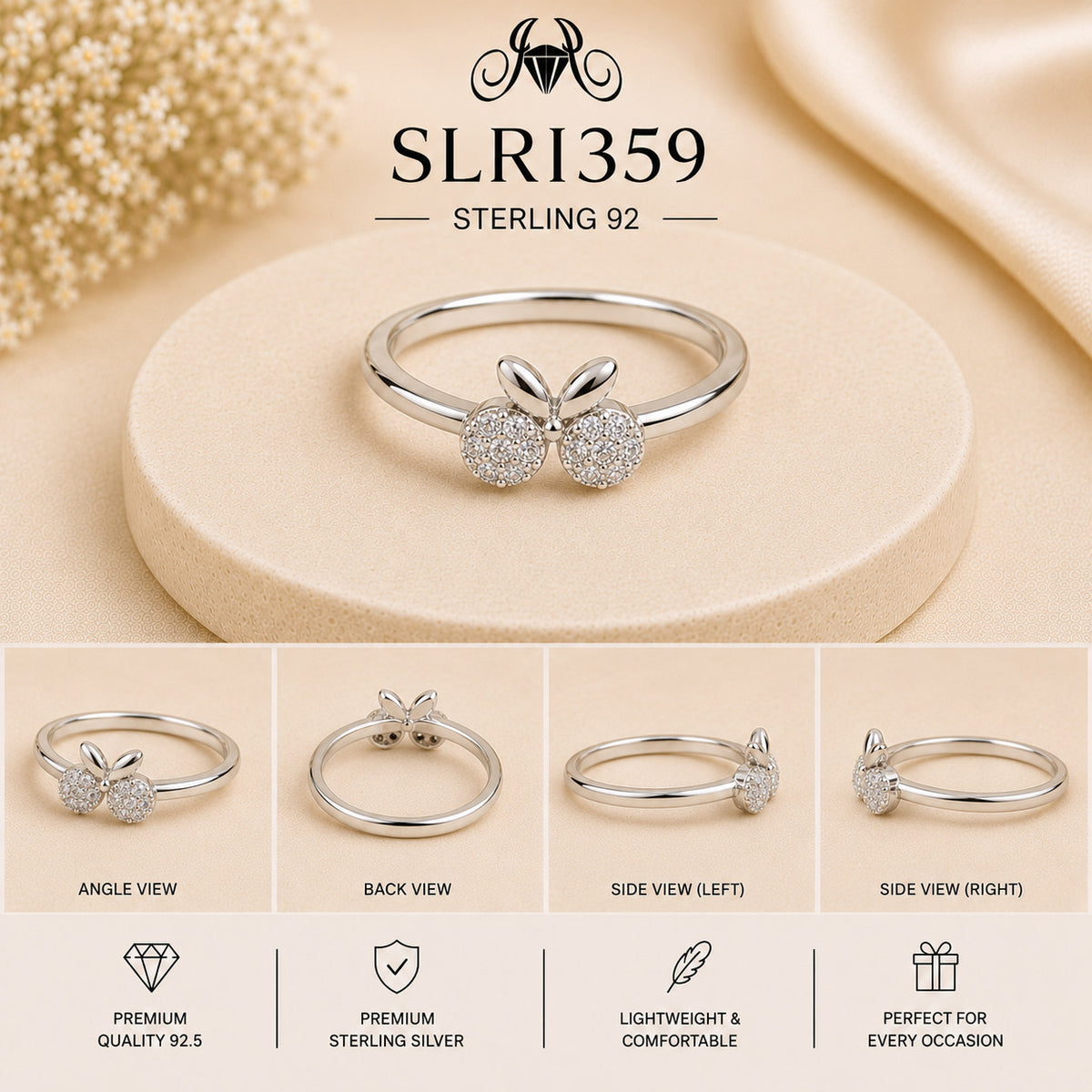 SLRI359 Sterling Silver Ring Details